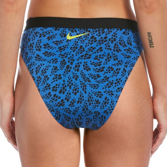Nike Party Dots High Waist Cheeky Bikini Bottoms - Picture 1 of 5